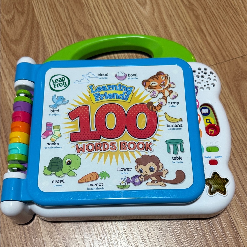 LeapFrog Learning Friends 100 Words Book - Blue and Green